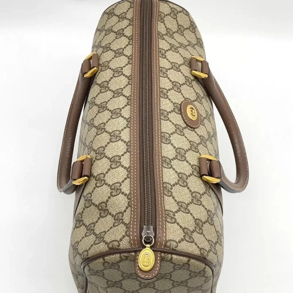 Authentic GUCCI GG Supreme Boston Bag - Picture 7 of 12